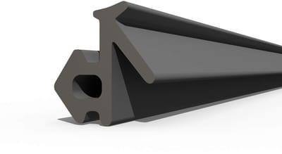 DQ-PP raamafdichting, Zwart, 5 meter, S-834X VEKA, PVC-ramen, Rubber afdichting Afdichtingsband, Kunststof raamafdichtingen, ALU-profielafdichting Deurafdichting