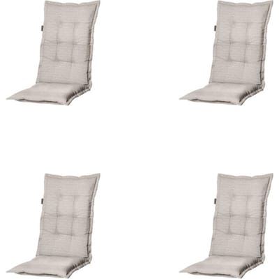 Madison kussen hoge rug richmond - 123x50x6cm set van 4