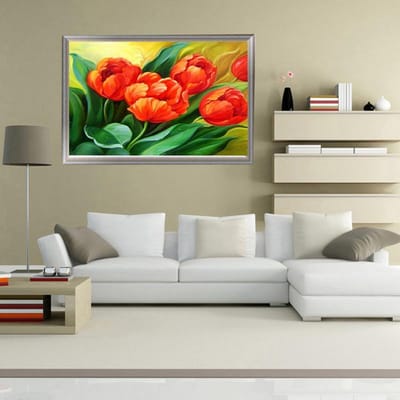 Dieren Kat Diamant Borduren Diamant Schilderen Kruissteek Foto Van Steentjes 20X30CM red