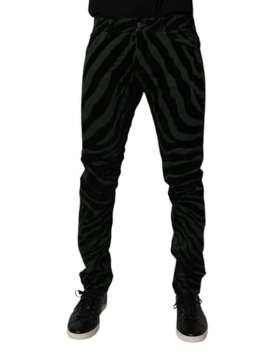 Zebra Print Casual Broek