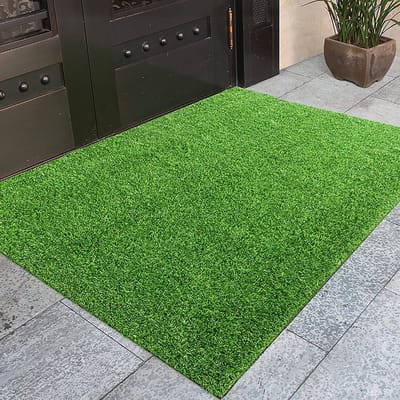 Kunstgras Tapijt - Nep Gras Mat - Buiten Ruimte Verfraaien - Hoge Dichtheid 2cm - 120 x 150 cm - Groen