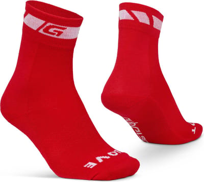 GripGrab - Lente Herfst Fietssokken Thermo Overganssokken - Rood - Unisex - Maat S