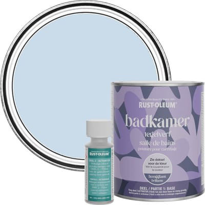 Rust-Oleum Lichtblauw Badkamer Tegelverf Hoogglans - Blauwe lucht 750ml