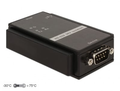 Delock Converter RS-232 > RS-232 with 3 kV Isolation 600 W power surge