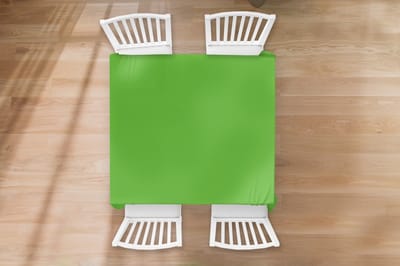 Tafelkleed - Tafellaken - 100x100 cm - Groen - Kleuren - Natuur - Binnen en Buiten