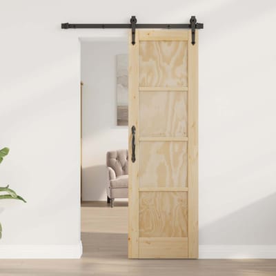 vidaXL - Interne - Deur - 61 - x - 198,5 - cm - Multiplex - Naturel