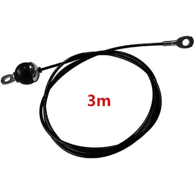 2M-5M Fitnesskabel Staalkabel Zwaar Staal Vervangingsonderdelen voor Thuis Fitness Kabel Katrol Extra's Diameter 5mm Hoge Kwaliteit Praktisch Dagelijks Gebruik