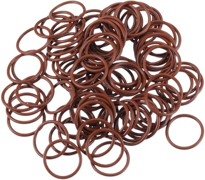 Dailygoods- O-Ringen Set 15mm ID x 2mm CS - Afdichtingsringen - Rubber - 100 Stuks - Universele Pasvorm - Duurzaam FKM Rubber - Afdichtingsring