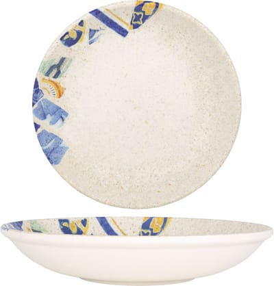 Kütahya Porselen Diepbord - Serenita - Porselein - 25 cm (1250cc) - set van 6