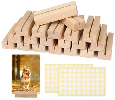 Houten Kaarthouder - Set van 20 Stuks voor een Organisatie