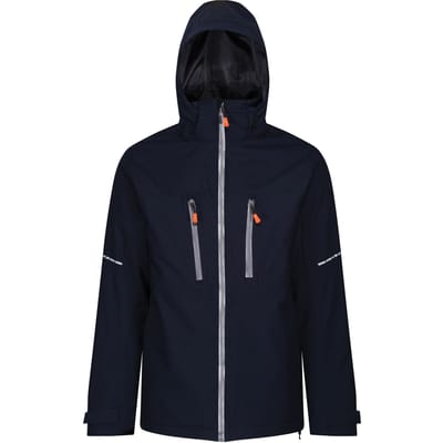 Regatta Heren X-Pro Marauder III Geïsoleerd Jasje (Marine/Grijs)