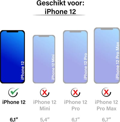 Hoesje geschikt voor iPhone 12 - Backcover - Flexibel - Koord - TPU - Transparant