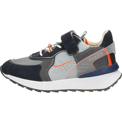 Barst Sneaker - Jongens - Blauw/oranje - Maat 27