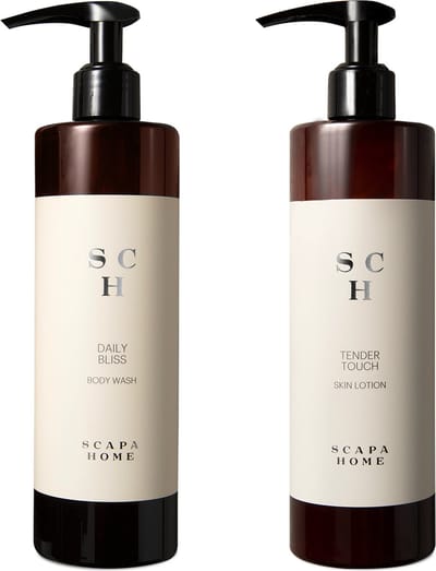 Scapa Home - Body Wash + Body Lotion - 400ml - Luxe Pompfles
