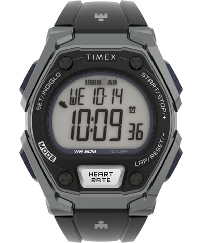 Timex Ironman Classic C30 TW5M51200 Horloge - Resin - Zwart - Ø 43 mm