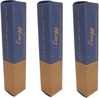 Song of India - Wierook - Energy - Kruidenwierook - Zonder bamboe - 3 stuks