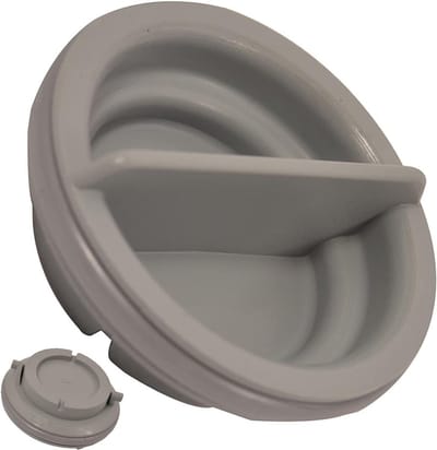 Spoeldoosspoeldeksel - Afdekking Spoelbak - Vaatwasser Onderhoud - Origineel Onderdeel - 200 g - Grijs