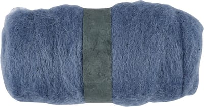 Gekaarde Wol, hemelsblauw, 100 gr/ 1 bol