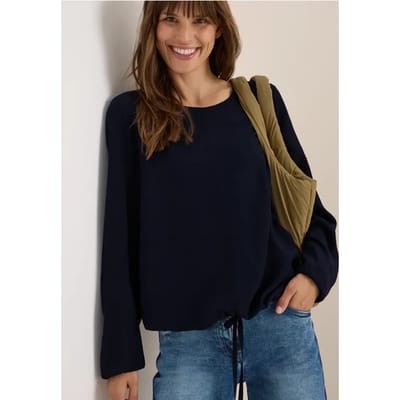 Blouse met trekkoord