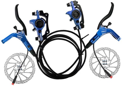 Dailygoods - Hydraulische Fiets Schijfremset met 160 mm Rotors voor E-Bikes
