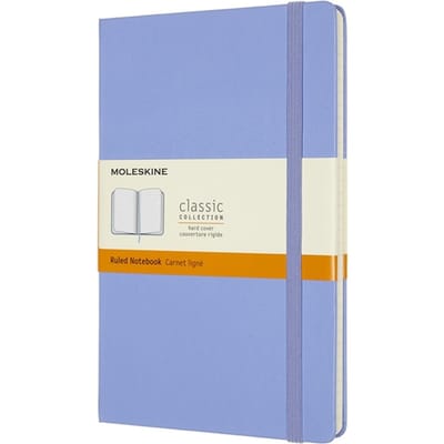 Moleskine Classic Notitieboek - Large - Hardcover - Gelinieerd - Hortensia Blauw