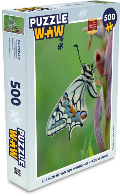 Puzzel Zijaanzicht van een koninginnenpage vlinder - Legpuzzel - Puzzel 500 stukjes
