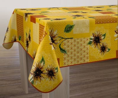 Tafelkleed anti-vlek Tournesol jaune 200 x 150 cm - Bonne et Plus tafellaken - Woonkamer decoratie
