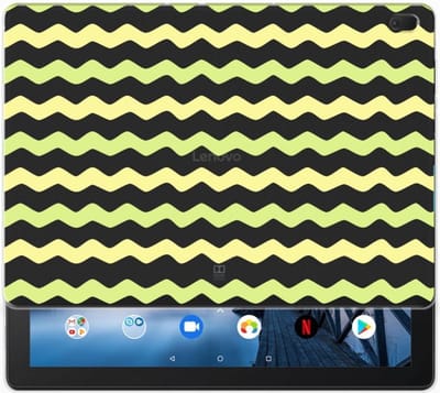 Lenovo Tab E10 Hippe Hoes Waves Yellow
