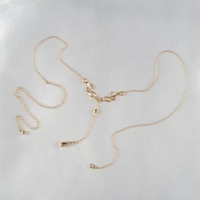 Sylvie Monthulé | Gold Belly Chain Jewelry | Emotion Drop size S size S