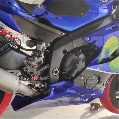 Motor Beschermplaat - Motoronderdeel - Motor Beschermen - Glasvezel Nylon Composiet - Set van 3 - Zwart