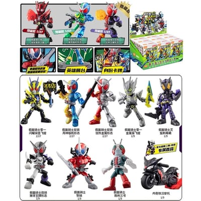 Figurine Anime Blokees Kamen Rider Masque Rider Jouets à Assembler Saber GEATS Hopper Kuuga Figurine d'Action Jouets à Assembler