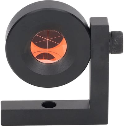 JHUBERS- Prisma - Rechthoekig Total Station Prisma - Koper/Glas - Diameter 25,4 mm - Offset - Nauwkeurige Meting - Tot 800 meter Meetbereik - Meetprisma