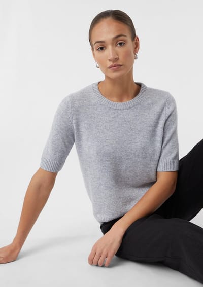 Comma  Pullover Grey Maat: 42 | Sweaters Outlet | Dames | Grijs
