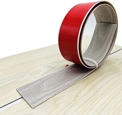 Zelfklevende PVC Afdekstrip - Waterdicht Overgangsprofiel voor Vloeren - Verkrijgbaar in 1/3/10 m