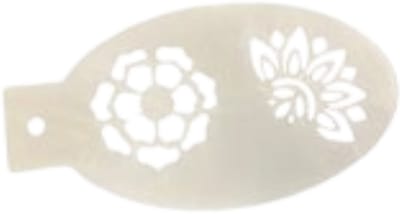 Schminksjabloon - flowers (nr. 17) - 12cm