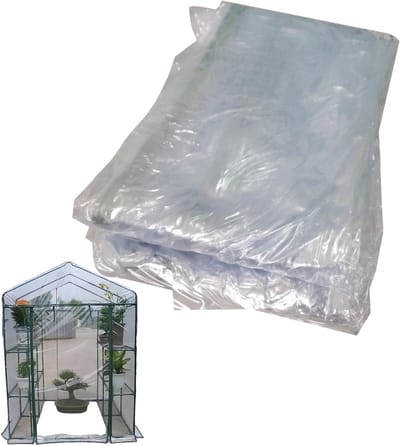 Broeikas Afdekking - Plantenhoes Beschermhoes - Planten Beschermen - Weerbestendig PVC Materiaal - 143 x 143 x 195 cm - Transparant