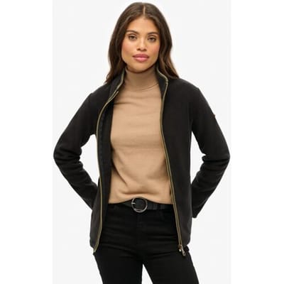 Superdry Estate Fleece met Volledige Rits Black Grootte: 44