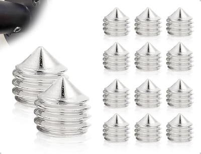12 Stuks M6x6 Draadpen voor Deurgrepen - Zeskantige Schroeven met Taper Dome voor Mechanische Toepassingen en Auto Reparatie