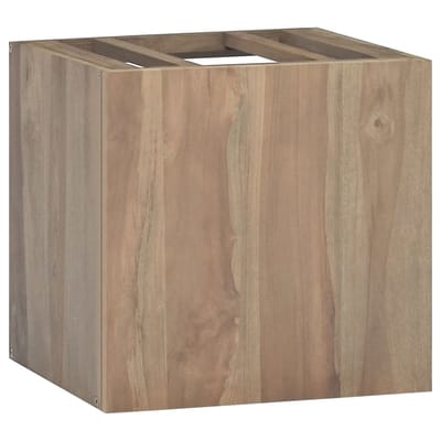 vidaXL - Badkamerwandkast - 46x25,5x40 - cm - massief - teakhout