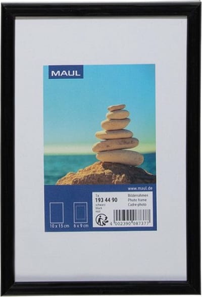 MAUL Fotolijsten MAULart kunststof 10 x 15 cm, ca. A6 zwart