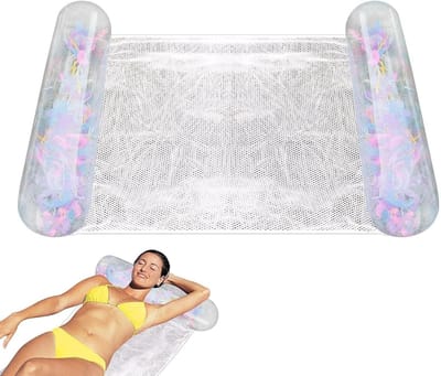 Zwembad Hangmat - Waterbed Lounger - Water Ontspanning - Ergonomisch Ontwerp - 130 x 70 cm - Blauw