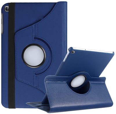Hoesje Geschikt Voor Samsung Galaxy Tab A 10.1 hoes Donker Blauw - Galaxy Tab A 2019 hoes draaibare cover Hoesje voor de Hoesje Geschikt Voor Samsung Galaxy Tablet A 10.1