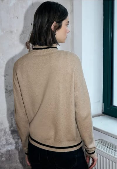 Jacquard trui met hart