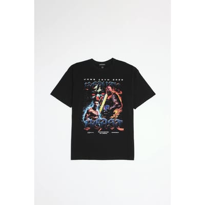 Oversized Misfits Grafisch T-shirt | Black | Size XL