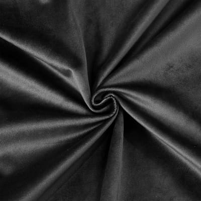 Set van 2 Zwarte Velvet Kussenhoezen 45 x 45 cm - Luxe, Zachte en Duurzame Kussenslopen