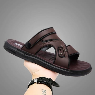 Slippers voor Heren Zomer Comfortabel Ademend Casual Zachte Herensandalen Modieus en Veelzijdig Strand Schoenen Herenslippers 44 bruin