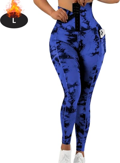 Livano Trainingsbroek Dames - Sportbroek - Sportlegging Lang - Trainingspak - Sportkleding - Blauw - L