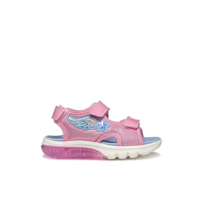 GEOX SANDAL CIBERDRON MEISJES Sandalen - ROZE/LICHTBLAUW - Maat 25