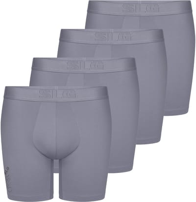 sloggi Heren lang short / pant 4 pack SLG Base Soft