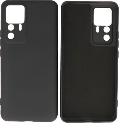 Fashion Backcover Telefoonhoesje - Color Hoesje - Geschikt voor de Xiaomi 12T - 12T Pro - Zwart